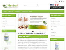 Tablet Screenshot of herbal-care-products.com